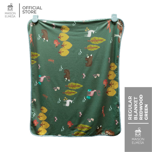 Maison Elmesa Baby Blanket - Redwood Green