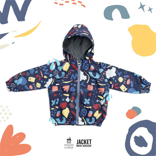 Maison Elmesa Jacket Water Repellent - Rock Candy Navy