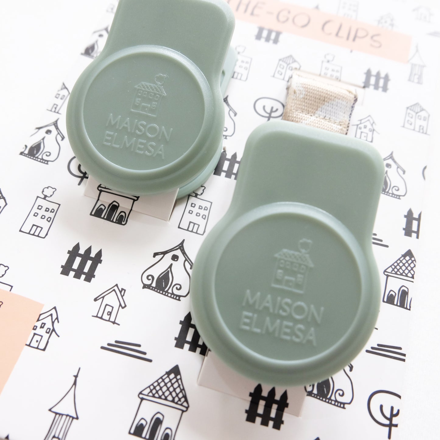 Maison Elmesa On The Go Clips Tosca - Latte Jura Strap