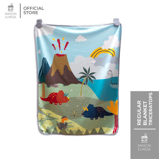 Maison Elmesa Baby Blanket - Triceratops