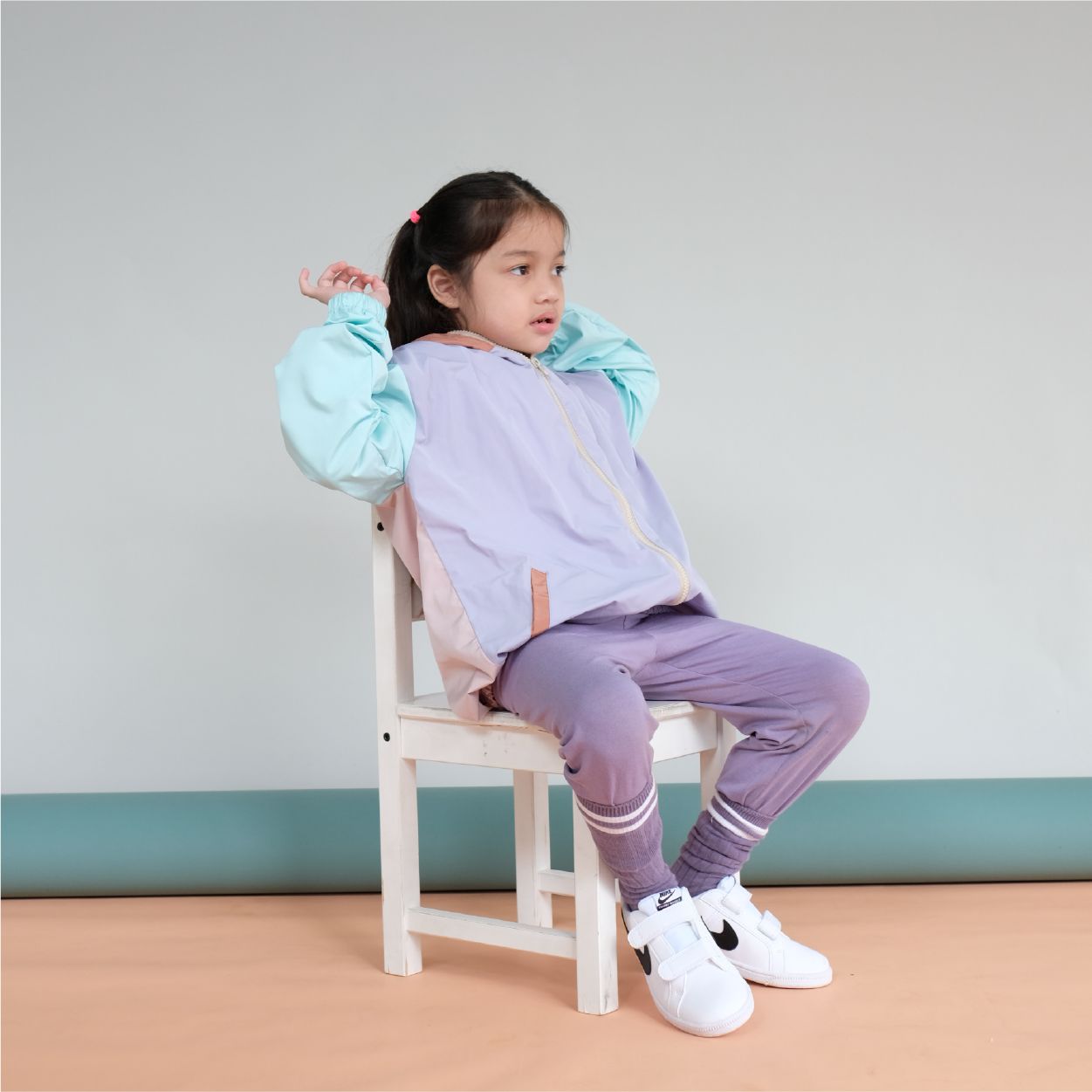Maison Elmesa Jacket Color Block - Castles