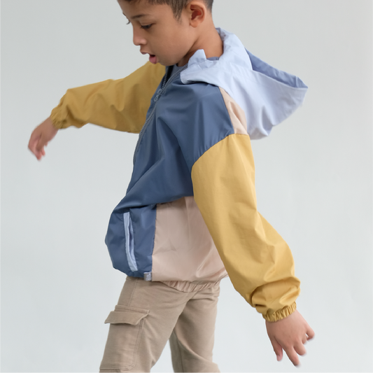 Maison Elmesa Jacket Color Block - Pasifica