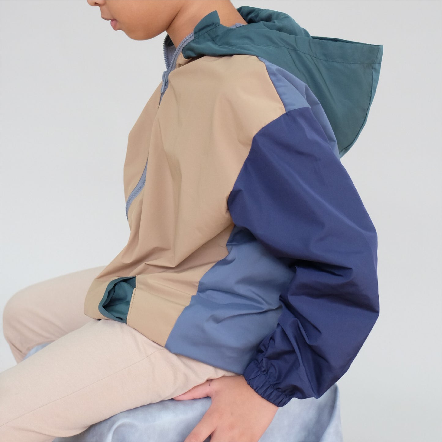 Maison Elmesa Jacket Color Block - Varsity