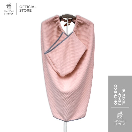 Maison Elmesa Baby Blanket On The Go - Peach Texture