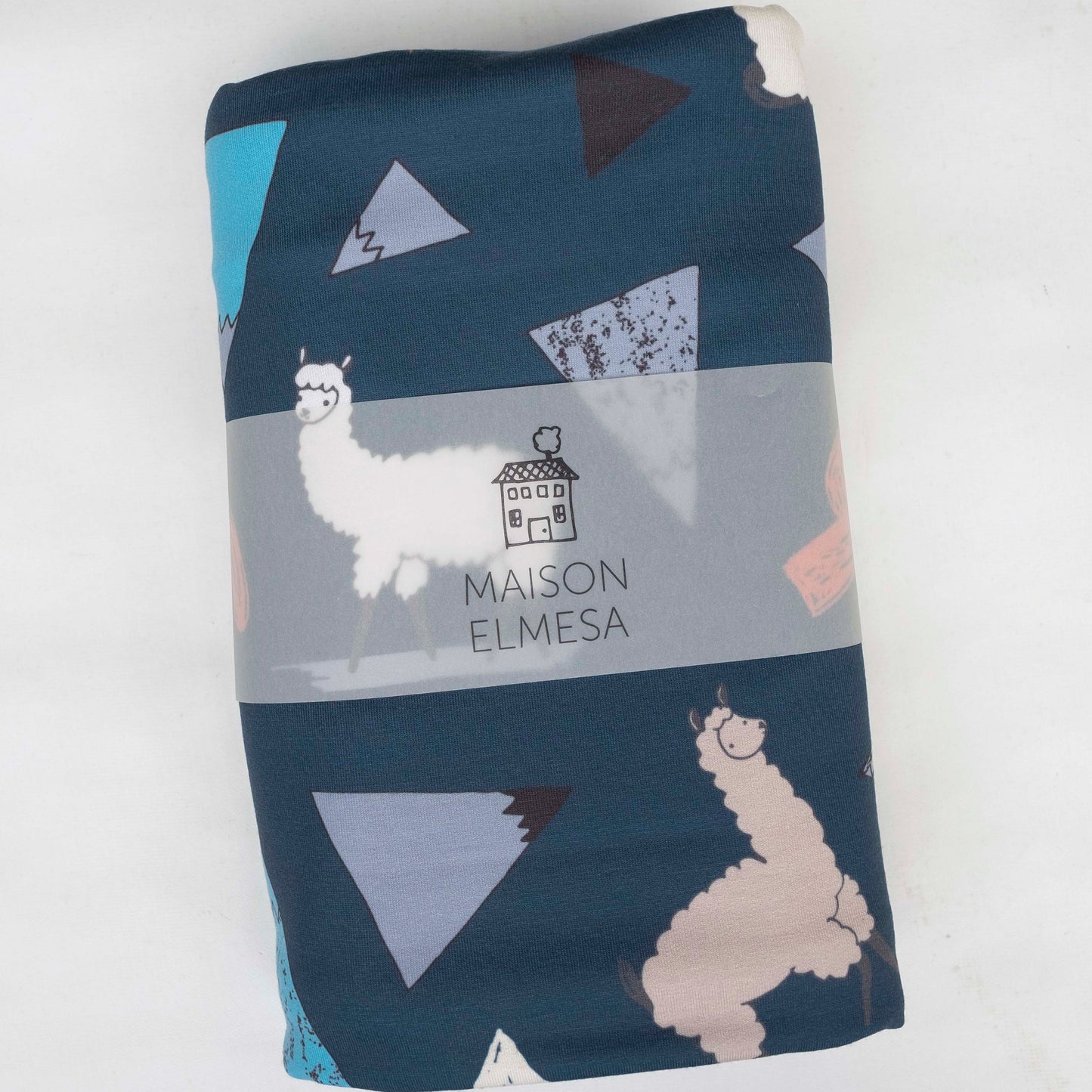 Maison Elmesa Baby Blanket - Alpaca Navy