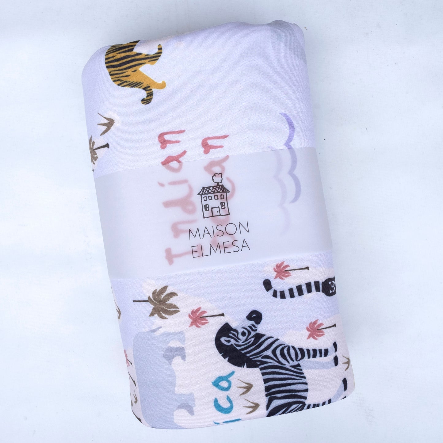 Maison Elmesa Baby Blanket - Animaps Pale Orchid