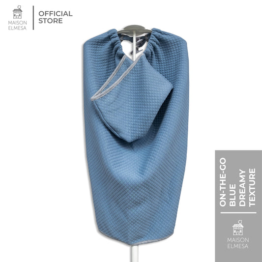 Maison Elmesa Baby Blanket On The Go - Blue Dreamy Texture