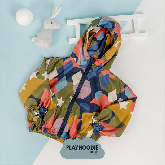 Maison Elmesa Playhoodie - Geo Navy