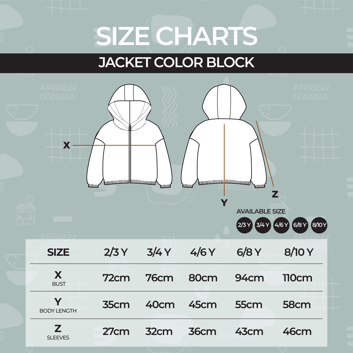 Maison Elmesa Jacket Color Block - Pasifica