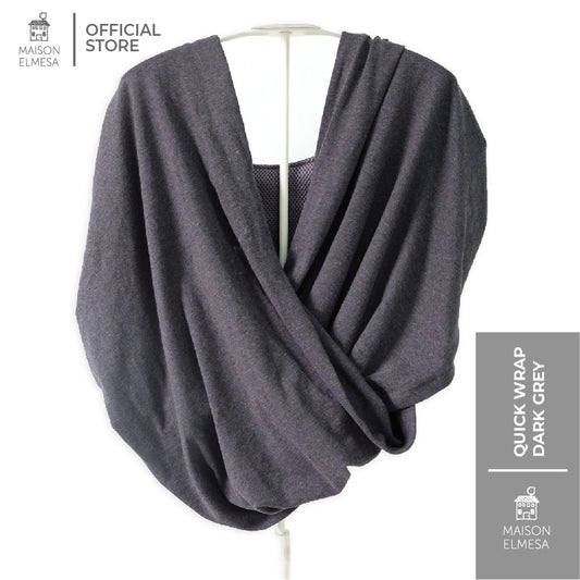 Maison Elmesa Quick Wrap - Dark Grey