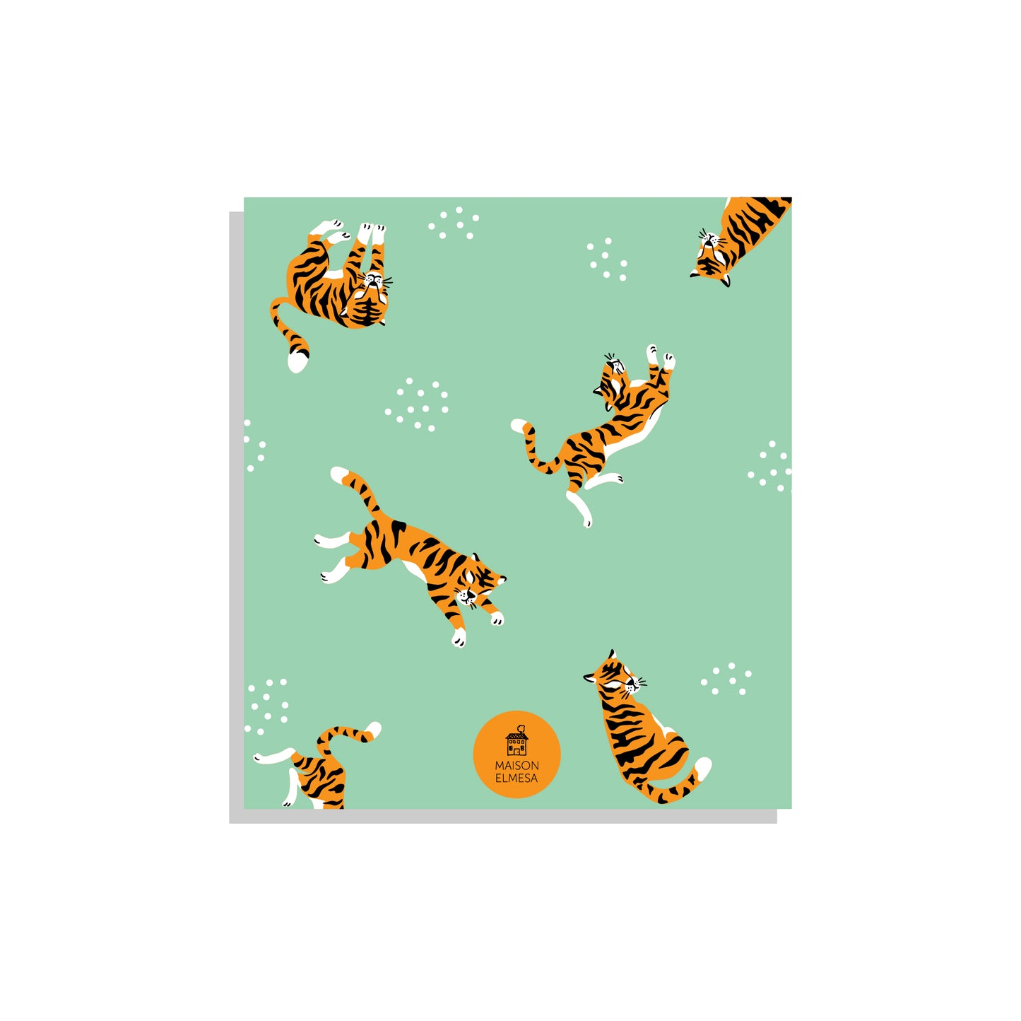 Maison Elmesa Greeting Card - Tiger